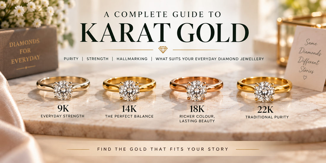 9 Karat Gold Jewellery: What 9K Means vs 14K, 18K and 22K.
