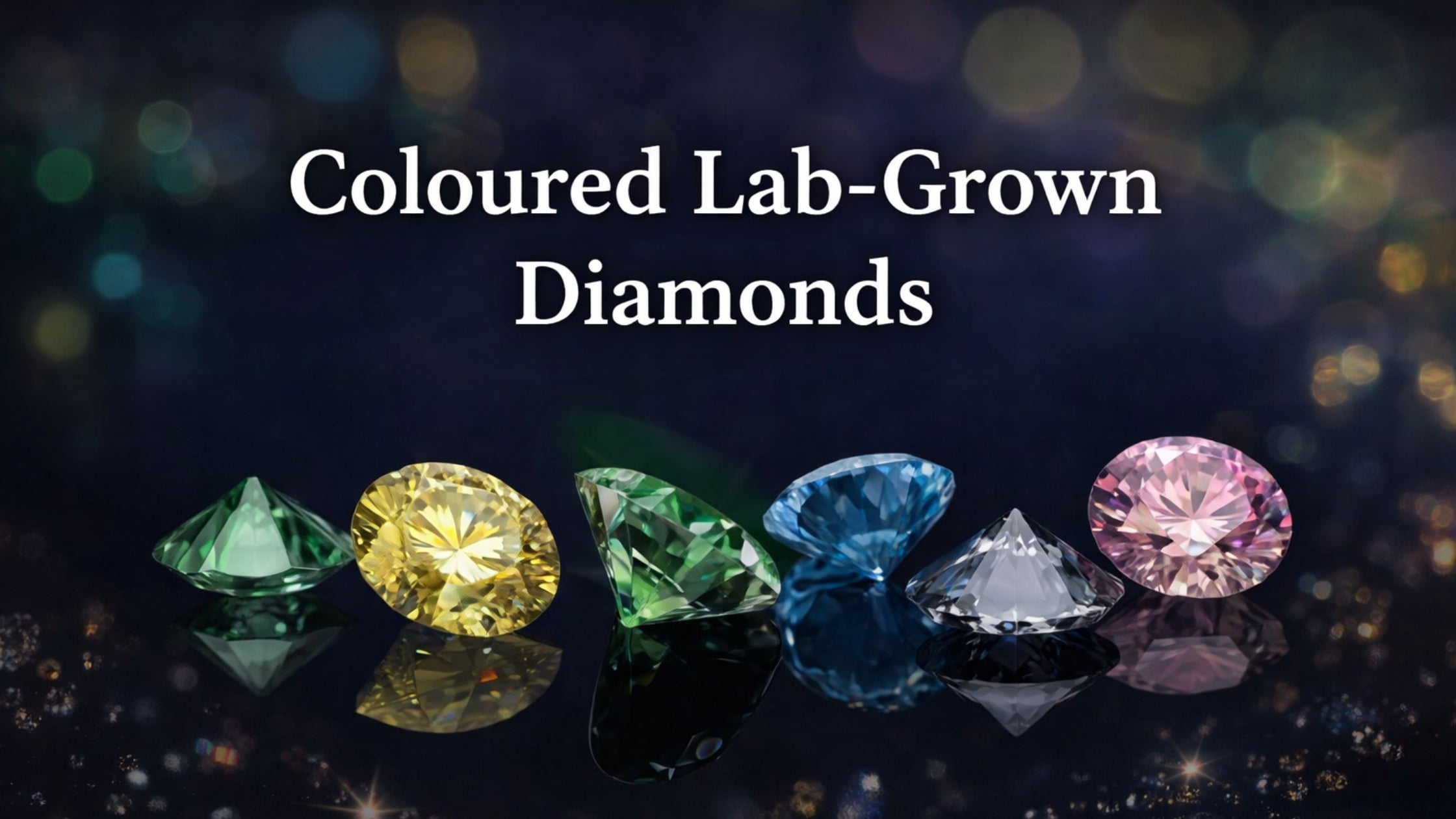 Coloured Lab-Grown Diamonds Explained: Yellow, Pink and Blue Diamonds in India