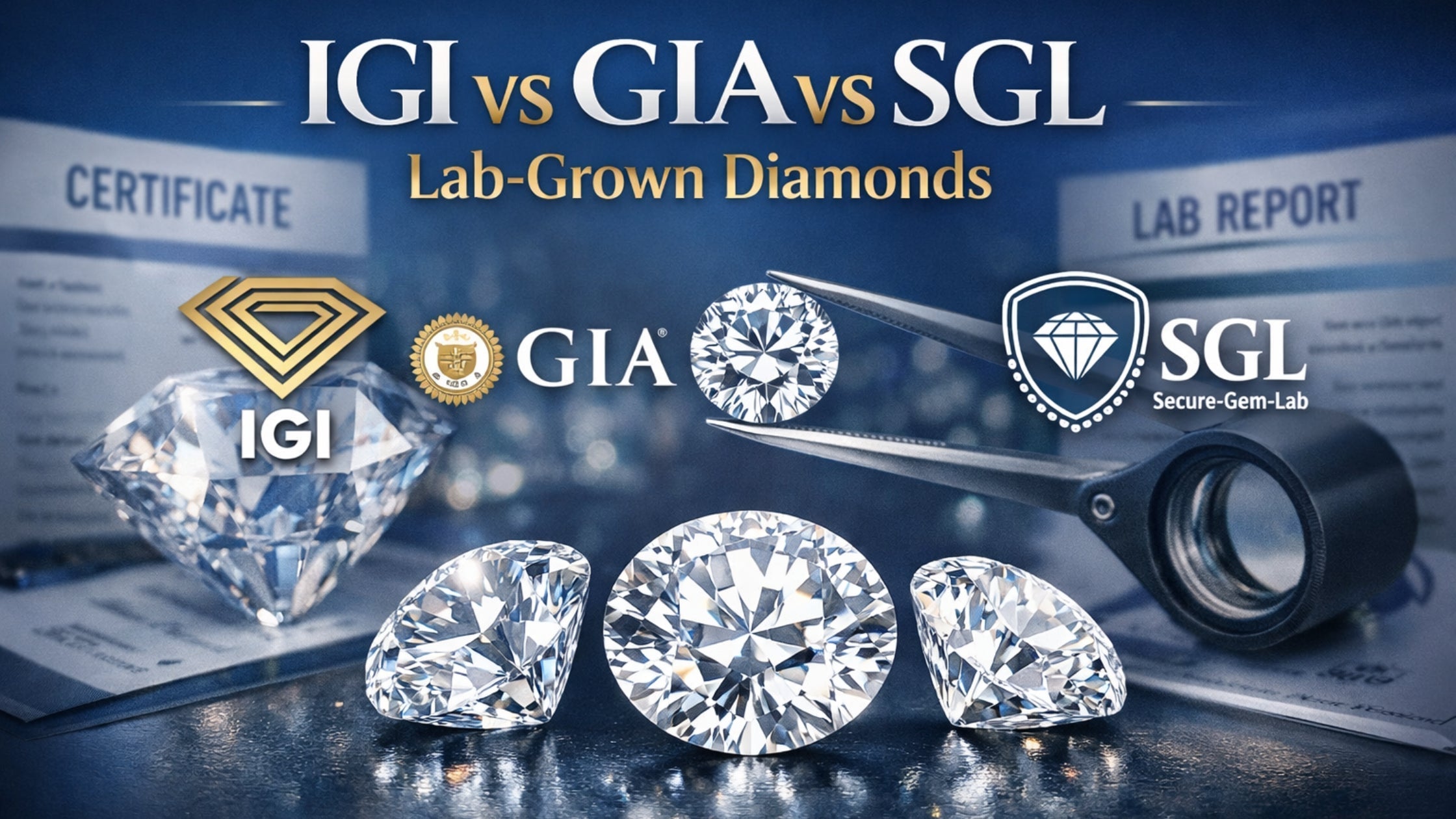 IGI vs GIA vs SGL for Lab-Grown Diamonds