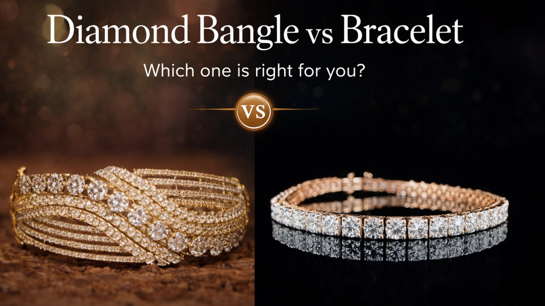 Diamond Bangle vs Bracele