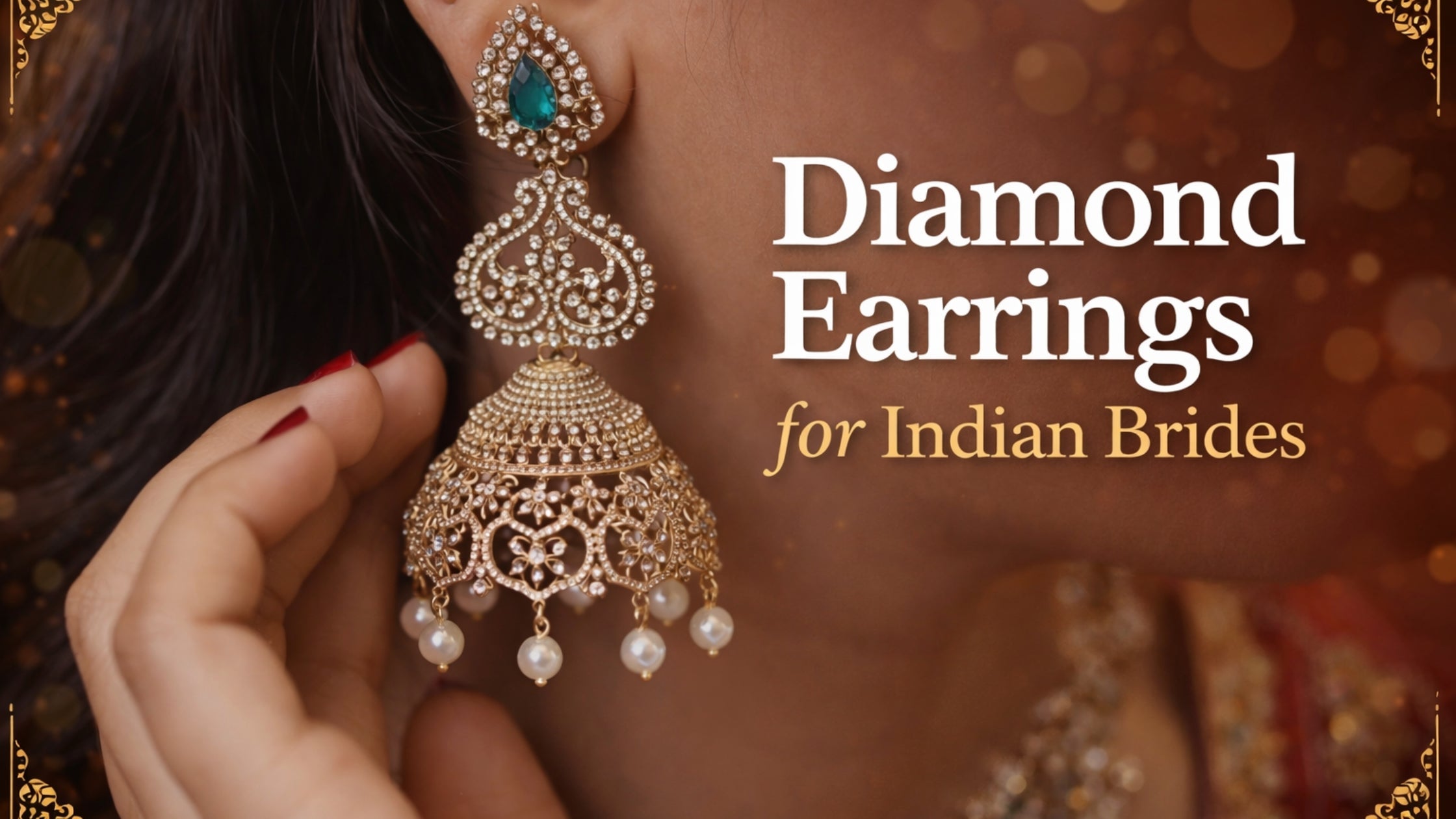 Diamond Earrings for Indian Brides