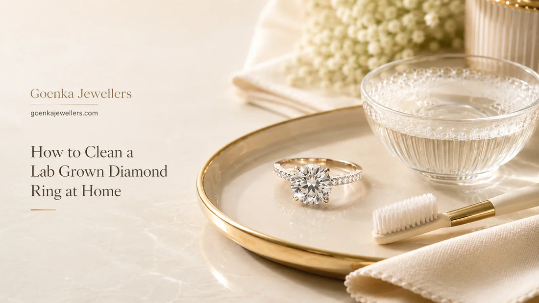 How to Clean a Lab Grown Diamond Ring at Home