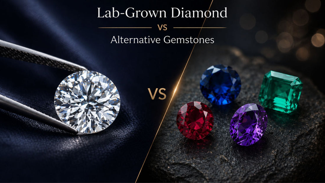 Lab-Grown Diamond vs Alternative Gemstones India 2026: The Complete Honest Comparison