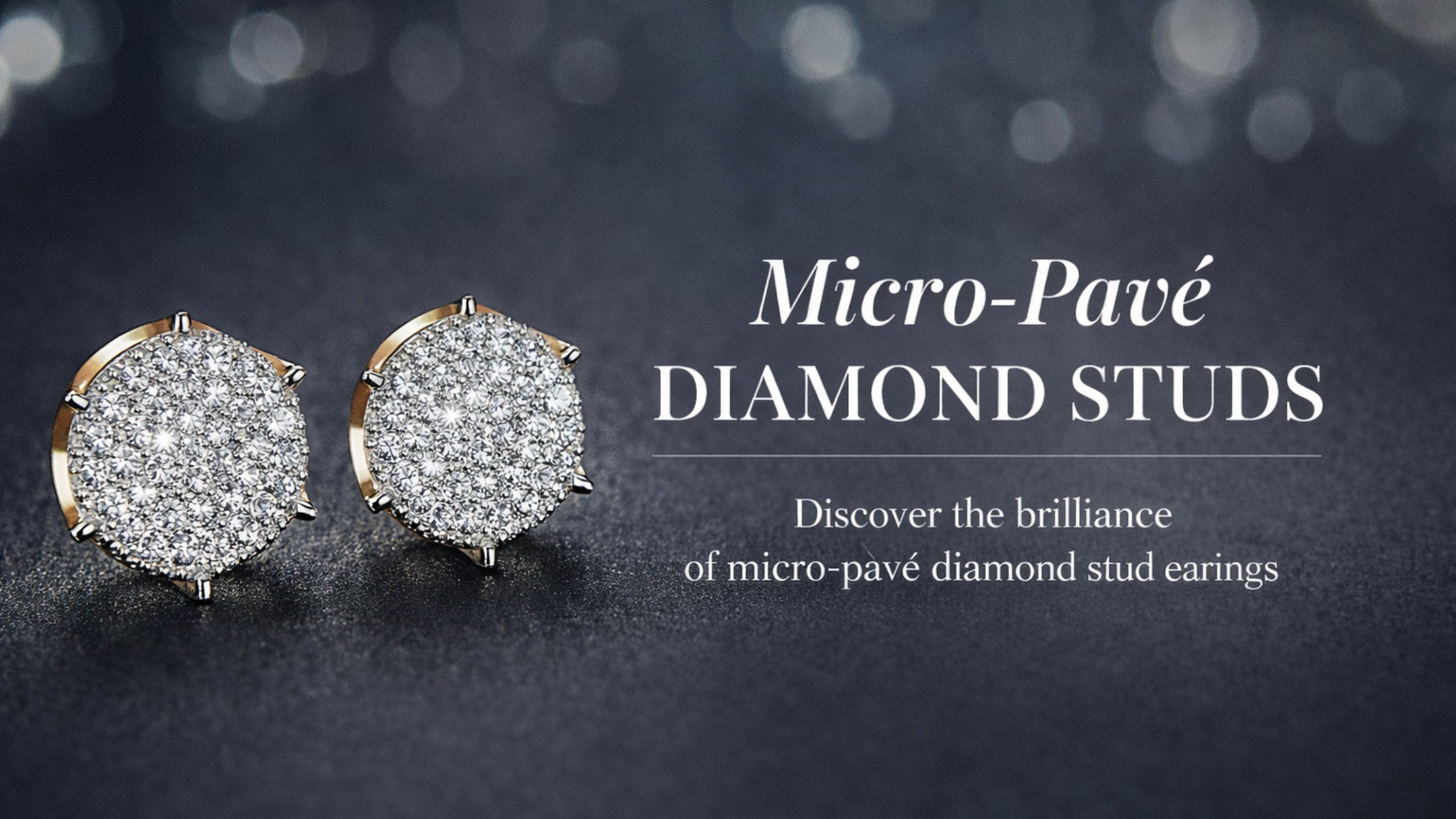 Micro-Pavé Diamond Studs