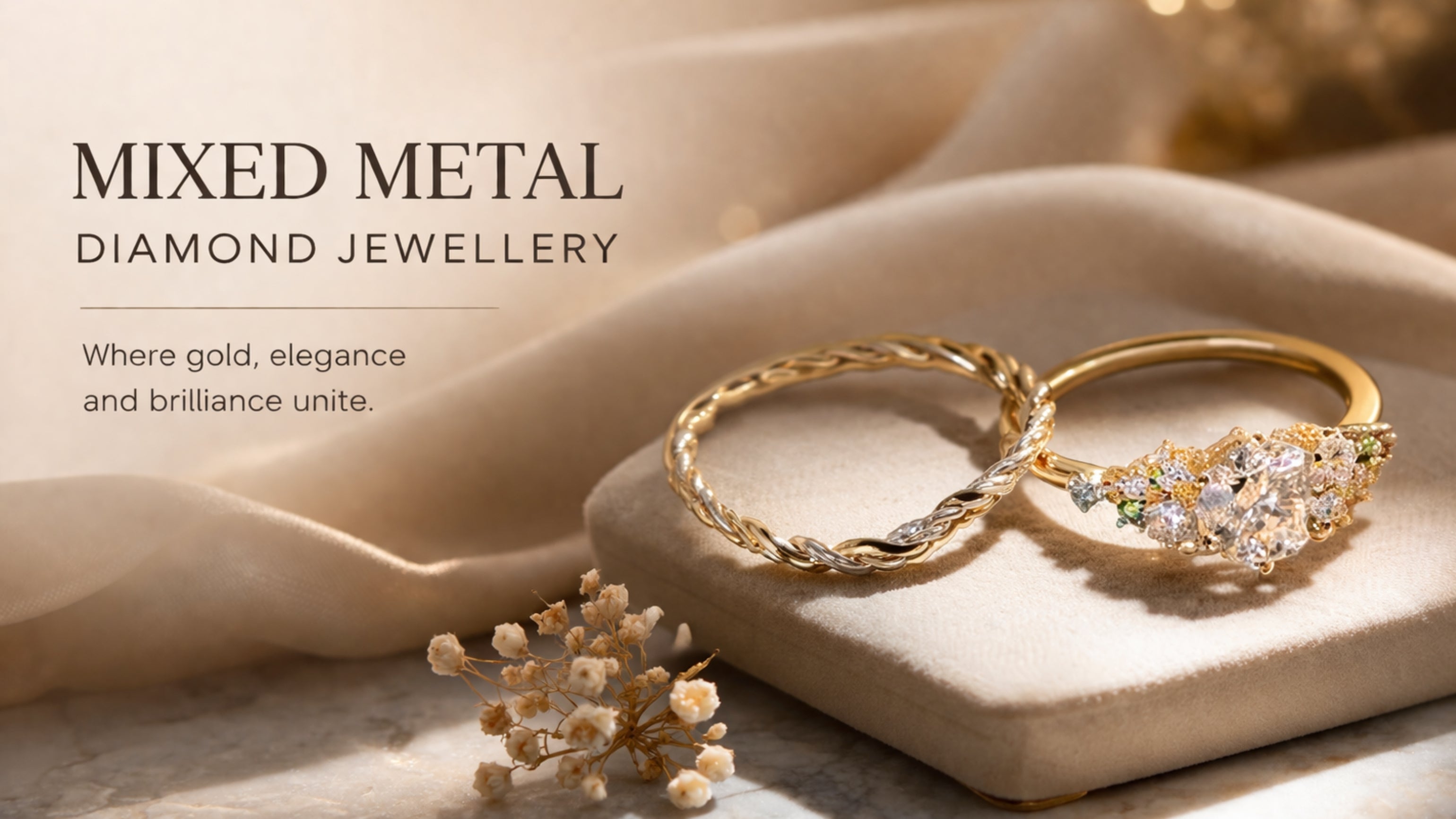Mixed Metal Diamond Jewellery: How to Style Yellow Gold, White Gold and Rose Gold Together