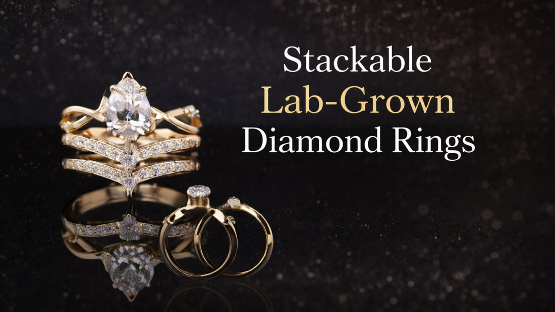 Stackable Lab-Grown Diamond Rings