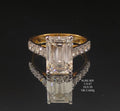 3.46 Ct of Ring with the Purity of 18K