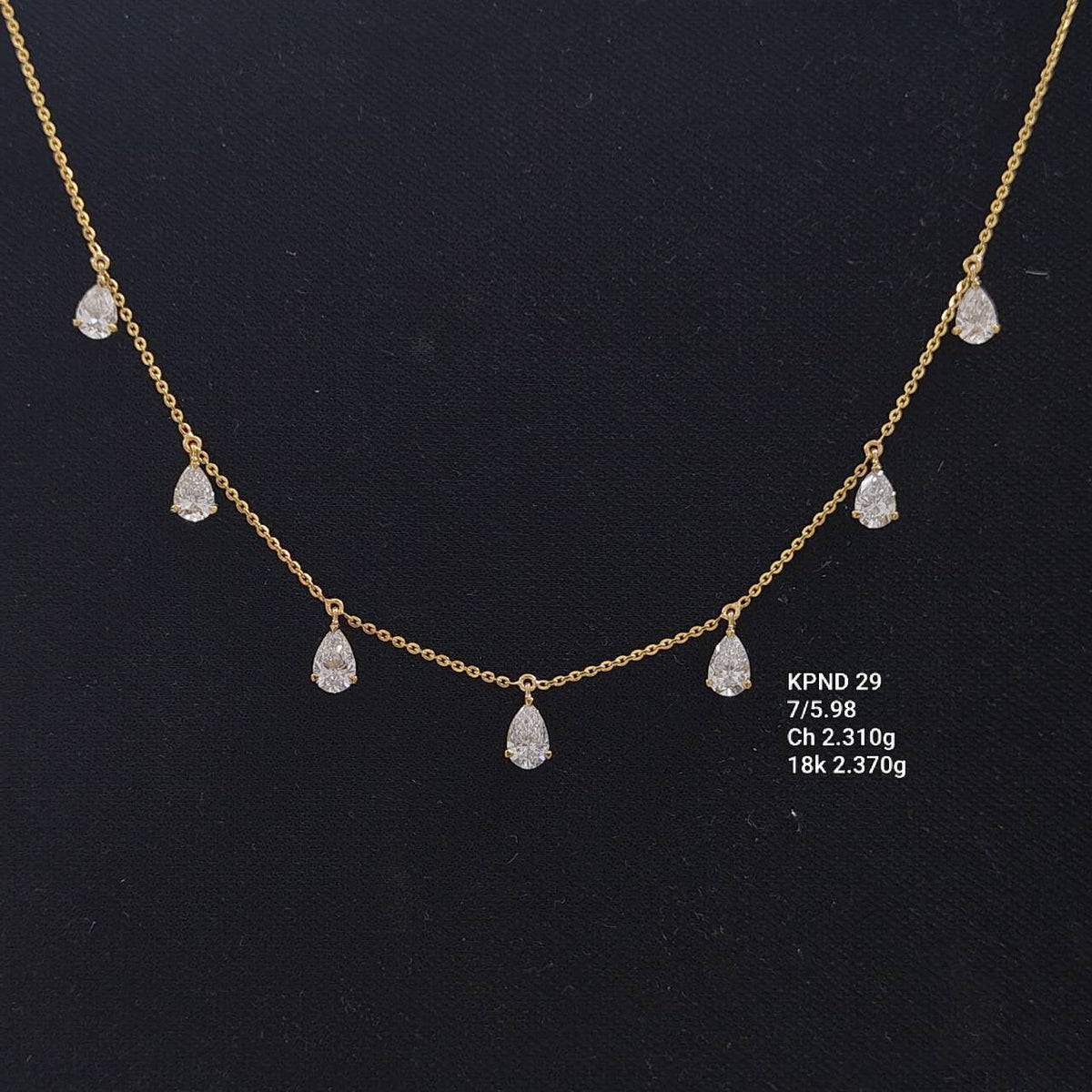 5.98Ct of Pendant with the Purity of 18K
