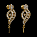 1.35Ct of Earring with the Purity of 18K