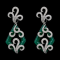 25.34Ct of Earring with the Purity of 18K