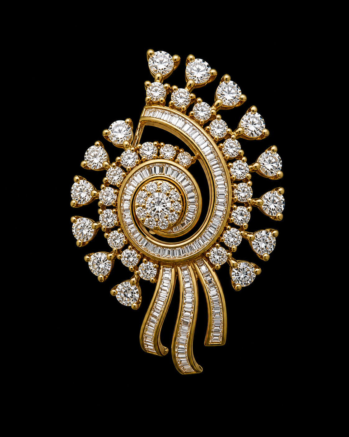 3.37Ct of Locket With the Purity of 18K