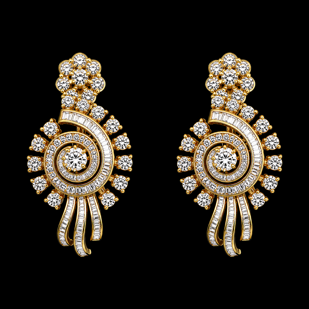 2.81Ct of Earring with the Purity of 18K