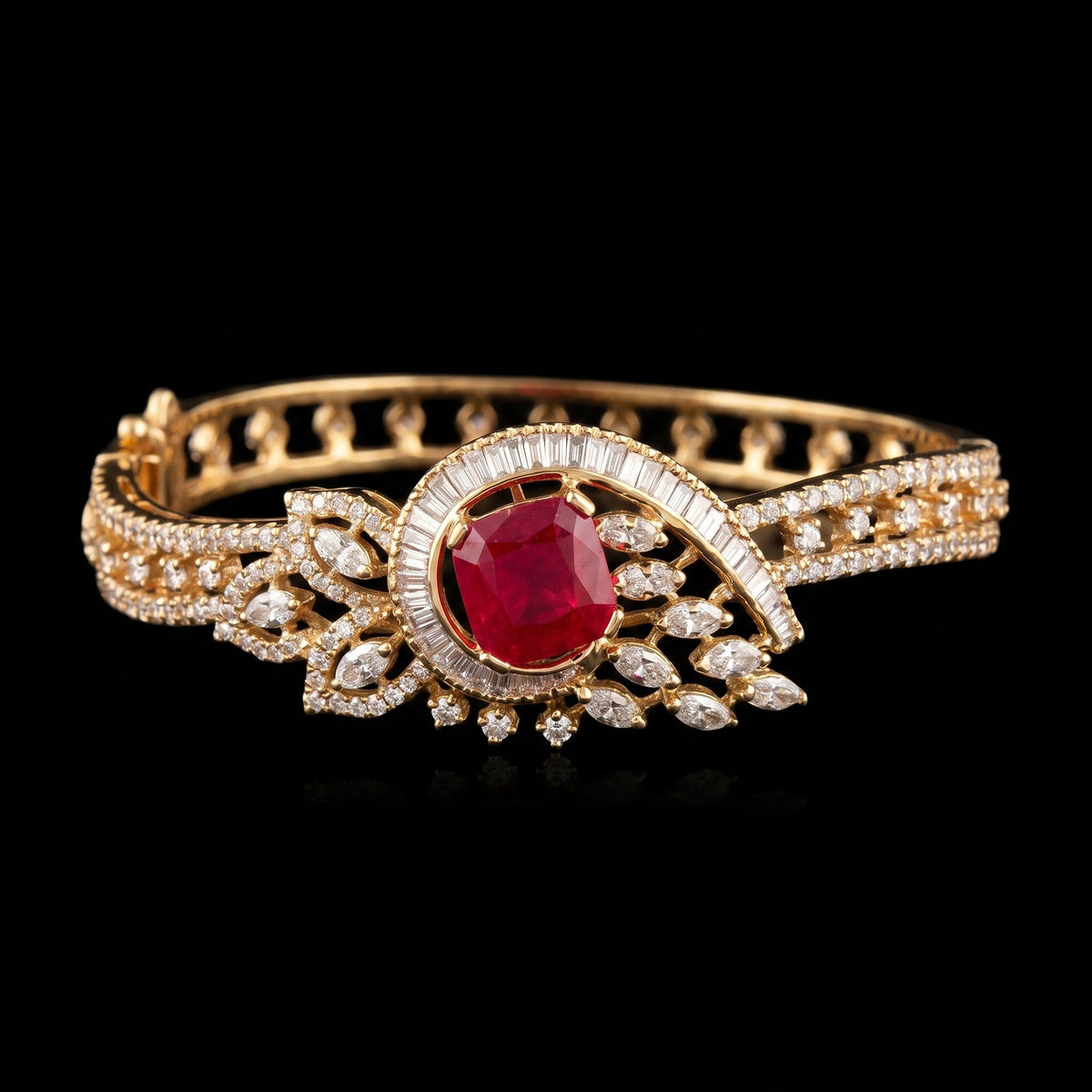 6.1Ct of Bracelet With the Purity of 18K