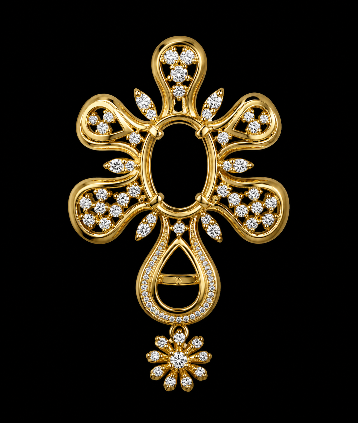 2Ct of Locket With the Purity of 18K