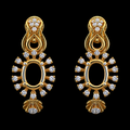 2Ct of Earring with the Purity of 18K