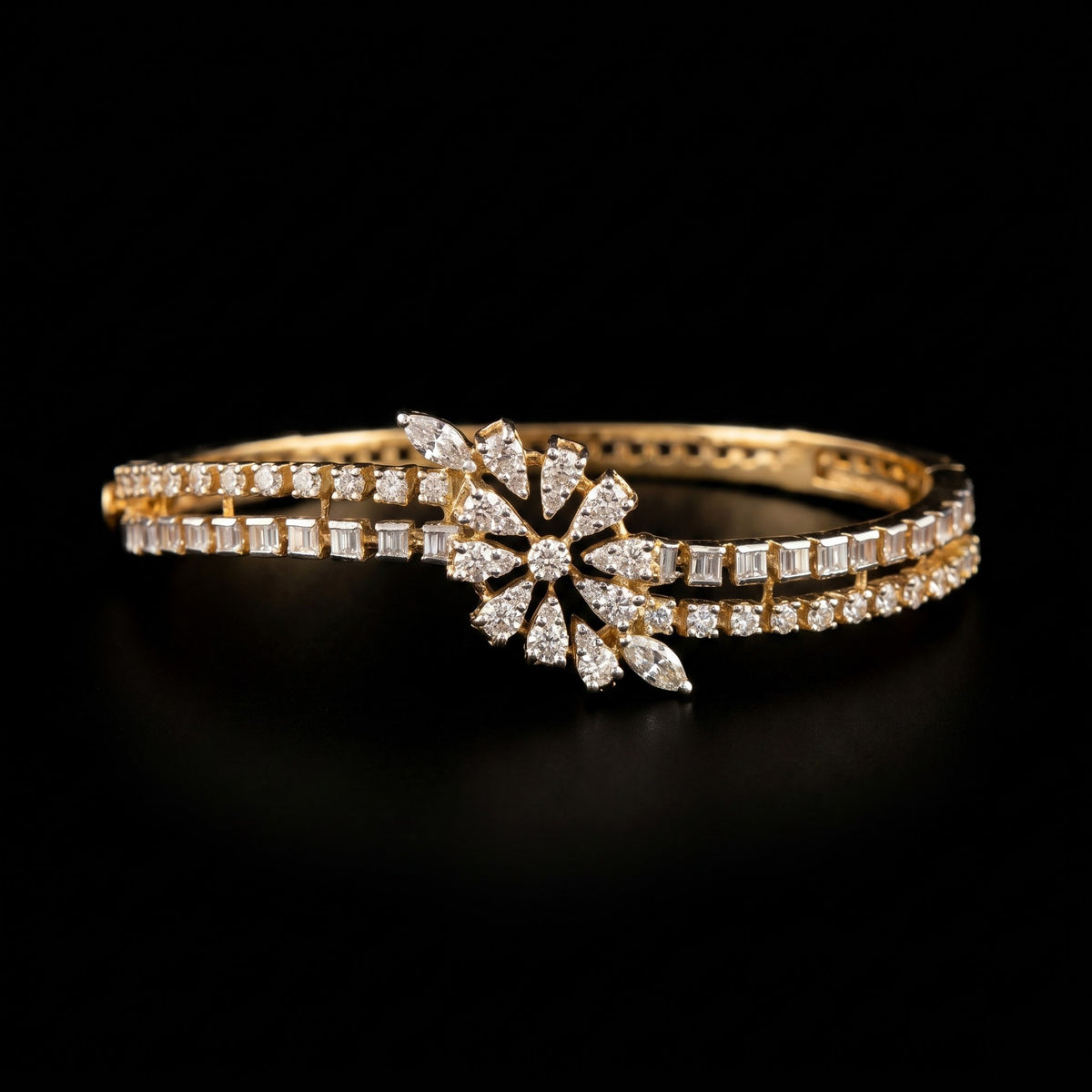 2Ct of Bracelet With the Purity of 18K