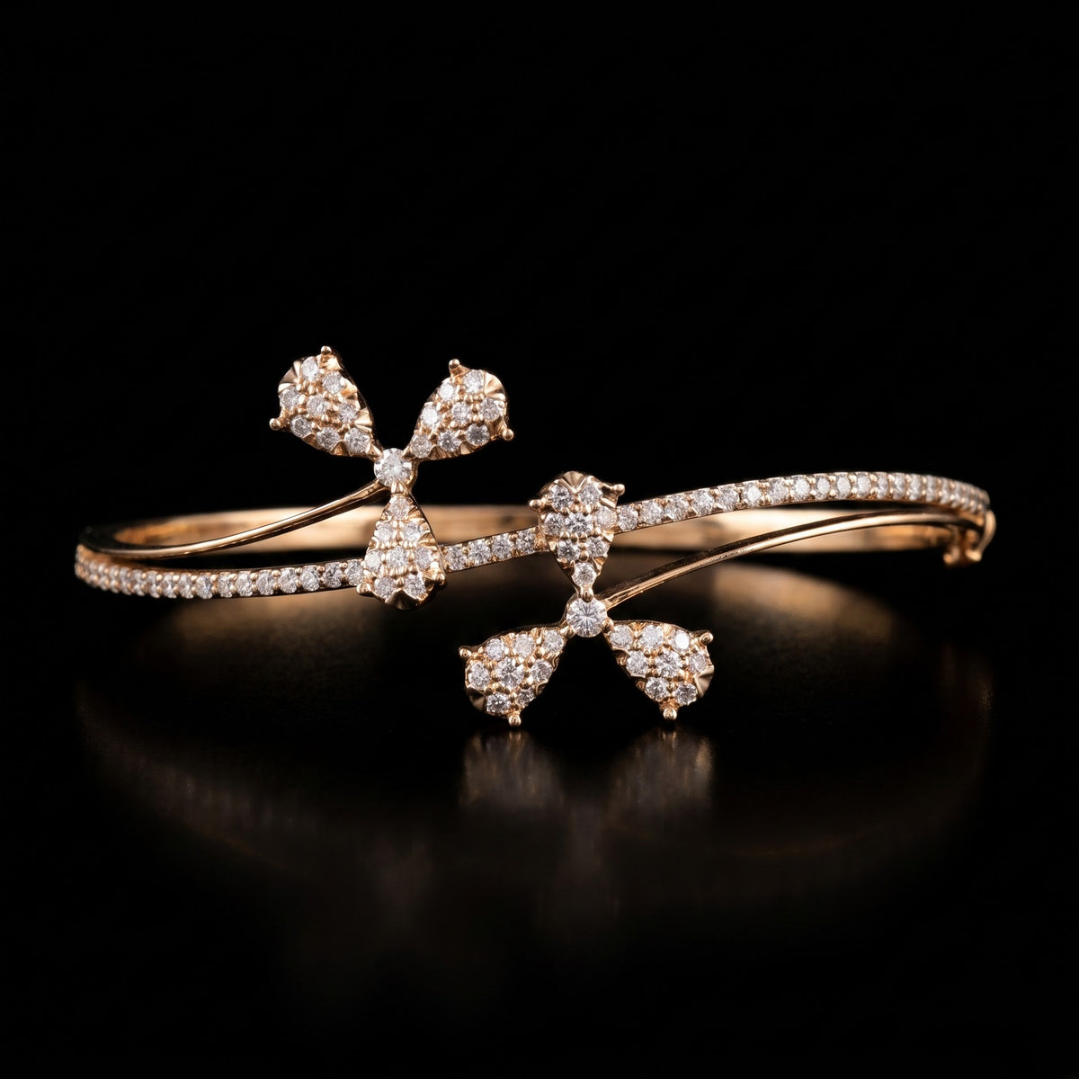 1.1Ct of Bracelet With the Purity of 18K