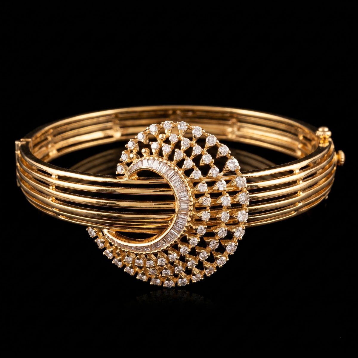 1.1Ct of Bracelet With the Purity of 18K