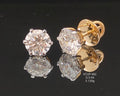 3.06Ct of Earrings With the Purity of 18K