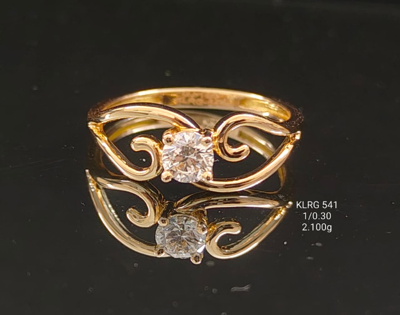 0.3Ct of Ring With the Purity of 18K