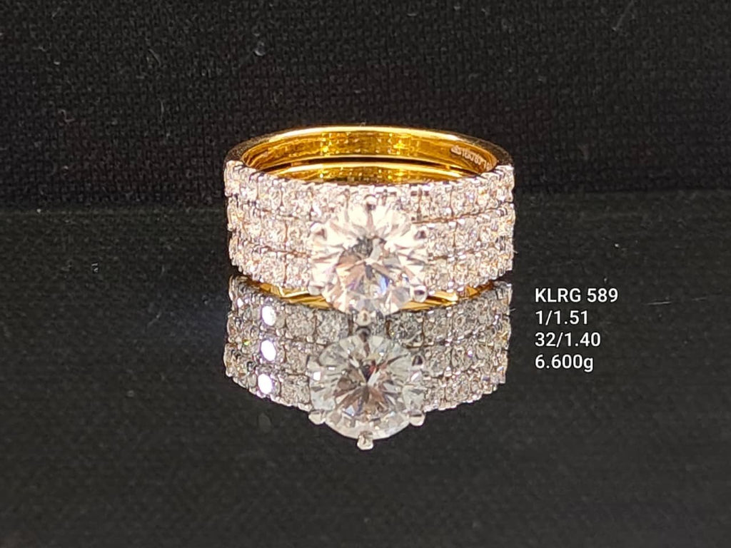 2.91Ct of Ring with the Purity of 18K