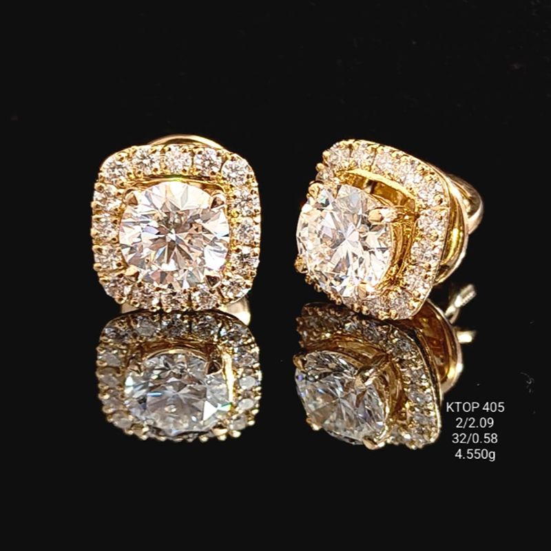 2.67Ct Earings18k