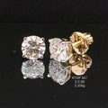 2Ct of Earring with the Purity of 18k