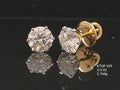 3.02Ct of Earring with the Purity of 18K