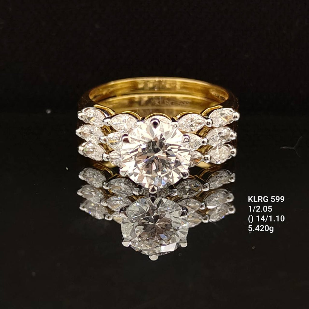 3.15Ct of Ring with the Purity of 18K