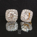 3.74Ct of Earring with the Purity of 18k