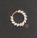 0.74Ct of Nath with the Purityof 18K