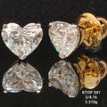 4.16 Ct of TOPS of Solitaire Heart Shaped Diamond  18K