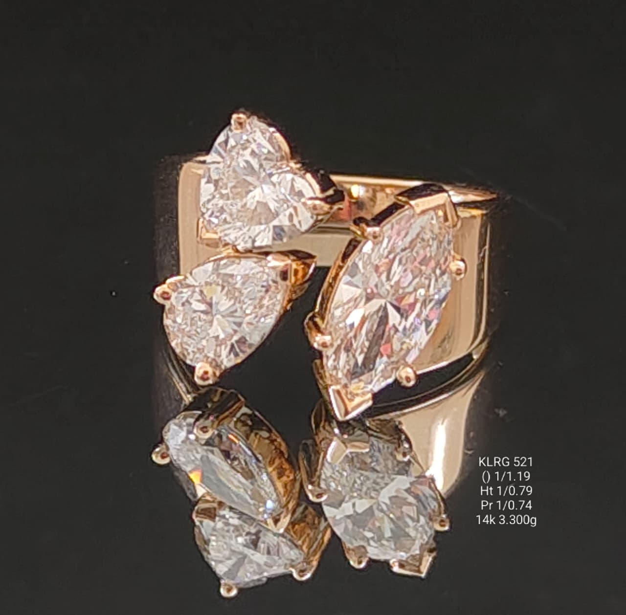 2.72Ct of Ring With the Purity of 14K