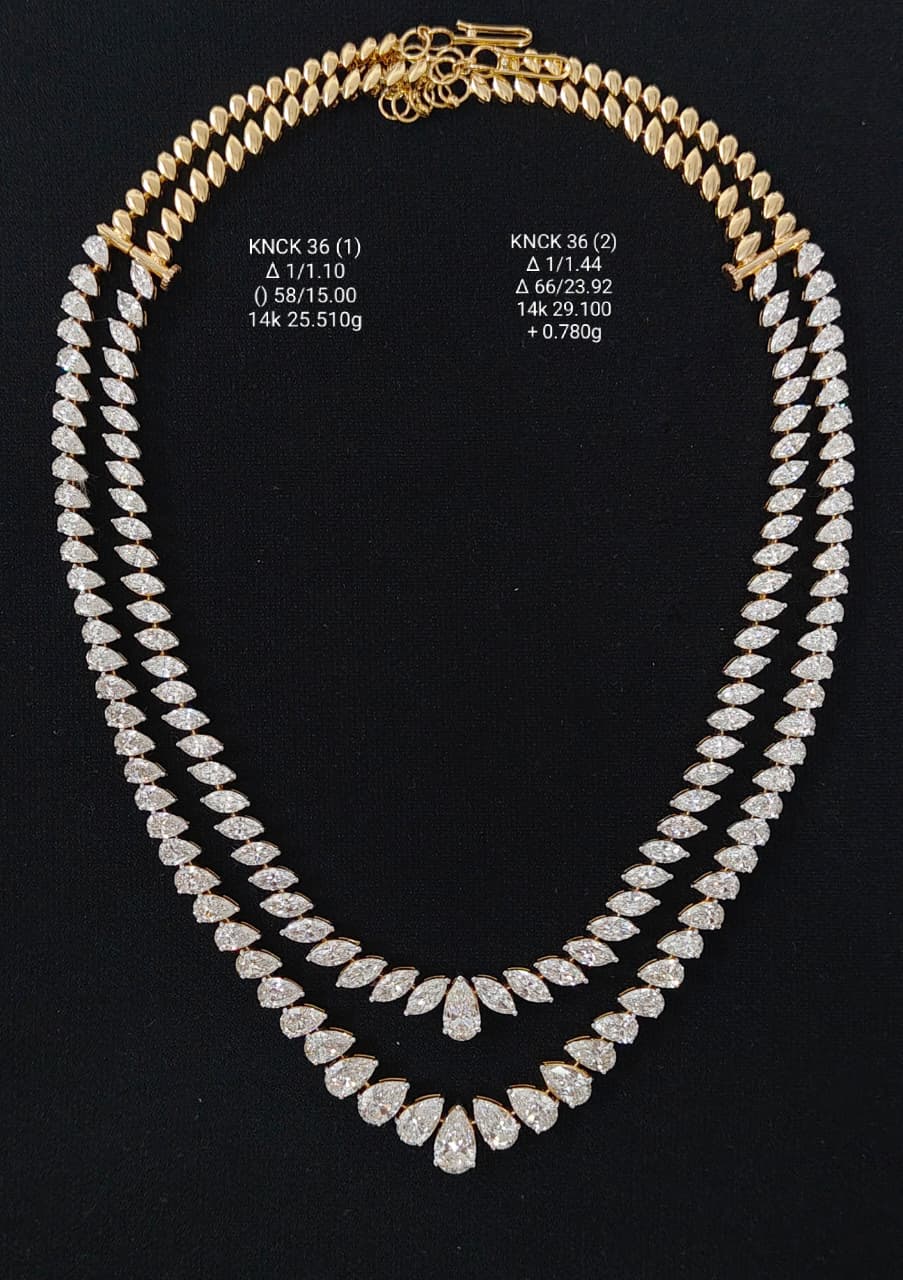 41.46Ct Of Necklace With Purity Of 14K