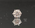 0.73Ct of Earrings With The Purity of 18K