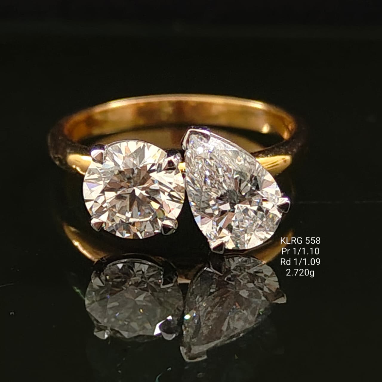 2.19Ct of Ring With the Purity of 18K