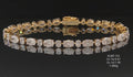 7.57 Ct of Bracelet With the Purity of 18K