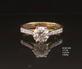 1.24Ct of Ring with the Purity of 18K