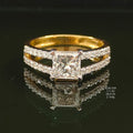 1.29Ct of Ring with the Purity of 18K