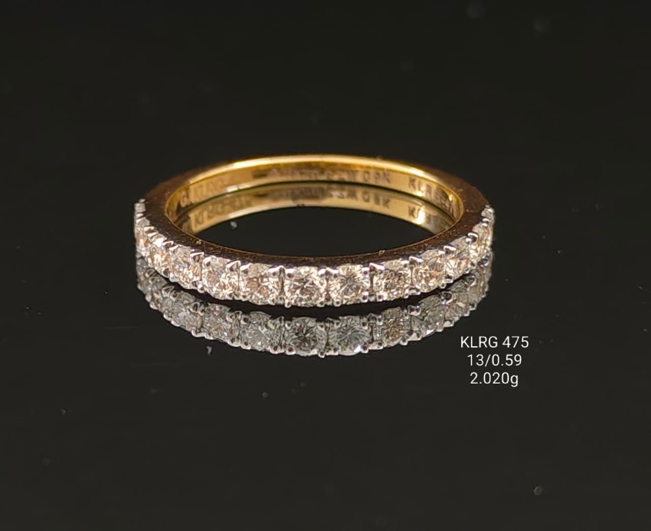 0.59Ct of Ring With Purity of 18K