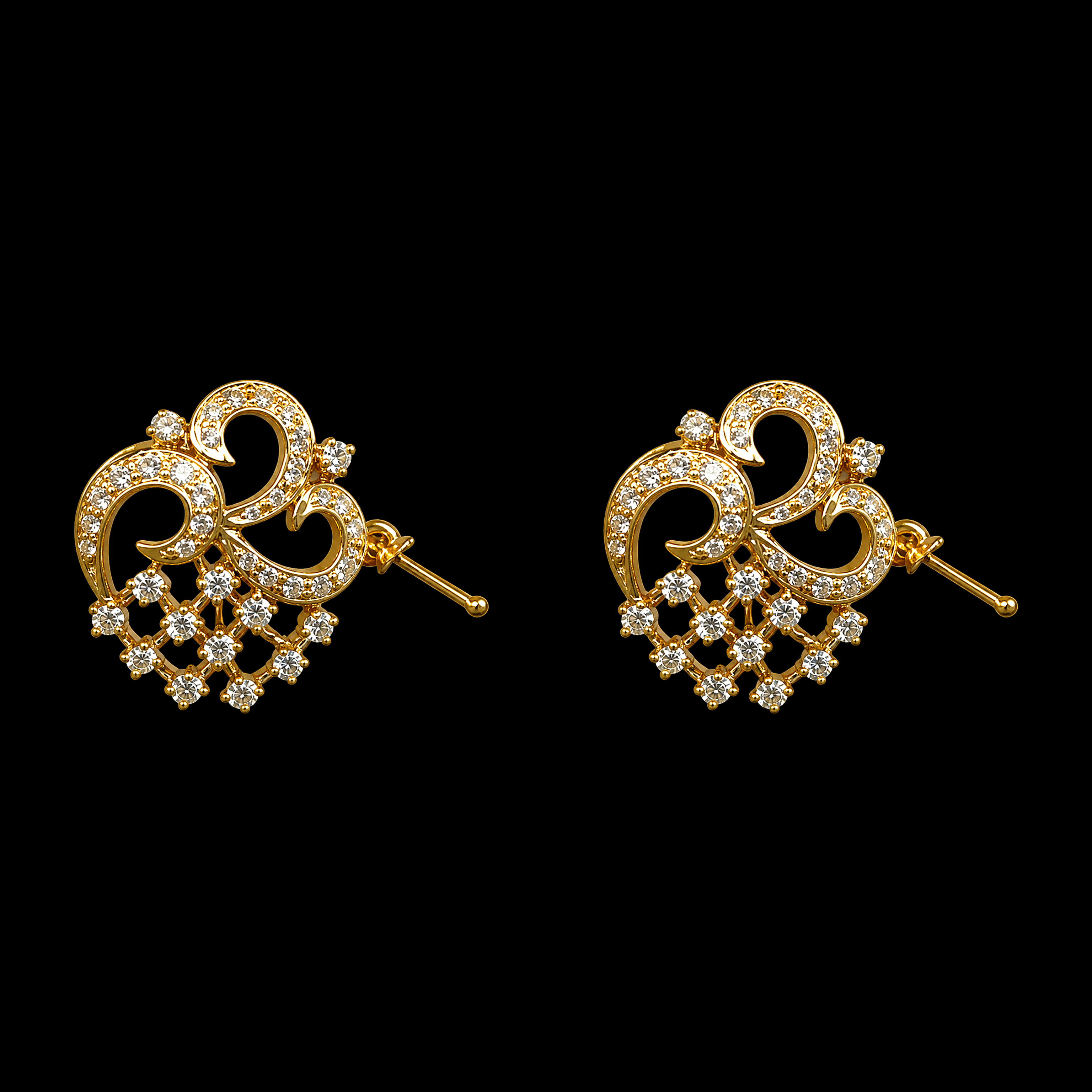 0.75Ct of Locket Earring With the Purity of 18K