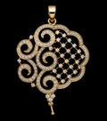 1.61Ct of Locket With the Purity of 18K
