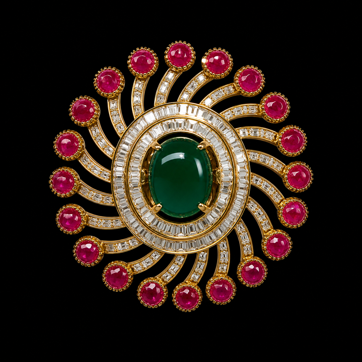 8.63Ct of Locket With the Purity of 18K