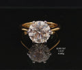 4.07Ct of Ring With the Purity of 18K