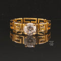1.03Ct of Portugese Cut Ring With the Purity of 18K
