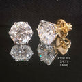 6.11Ct of Earring with the Purity of 18k