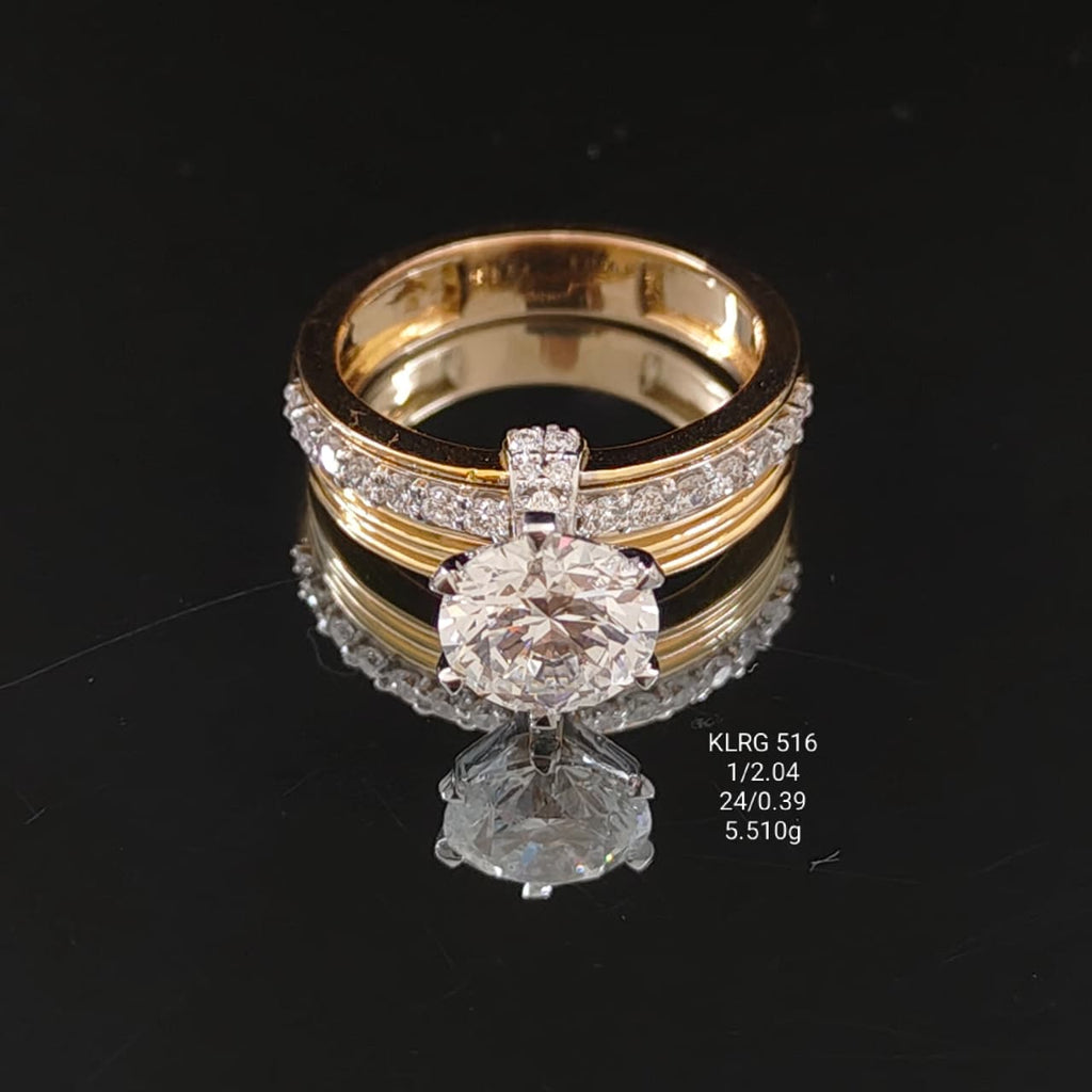 2.430Ct of Ring With The Purity of 18K