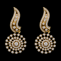 3.79Ct of Locket Earring With the Purity of 18K