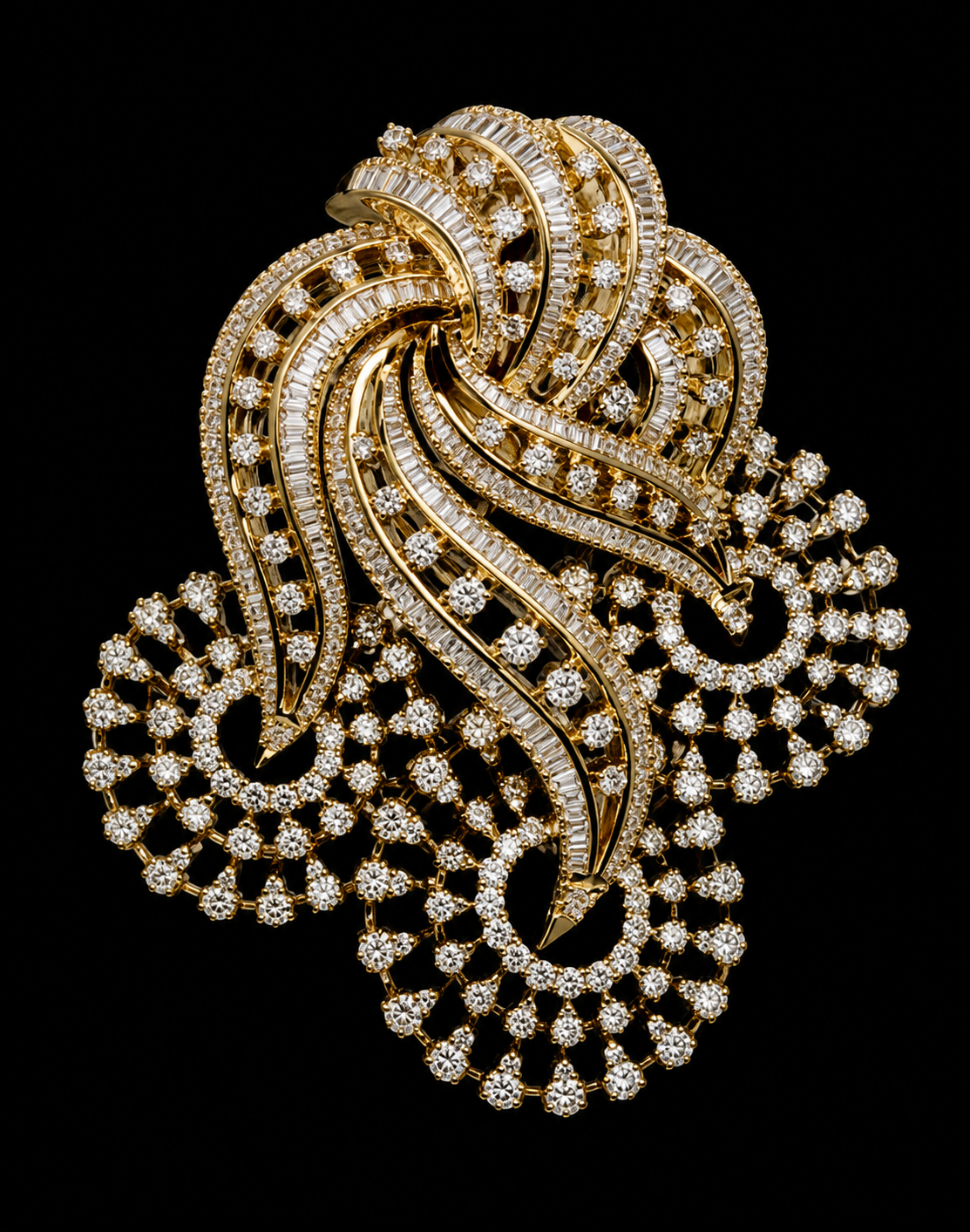 6.87Ct of Locket With the Purity of 18K
