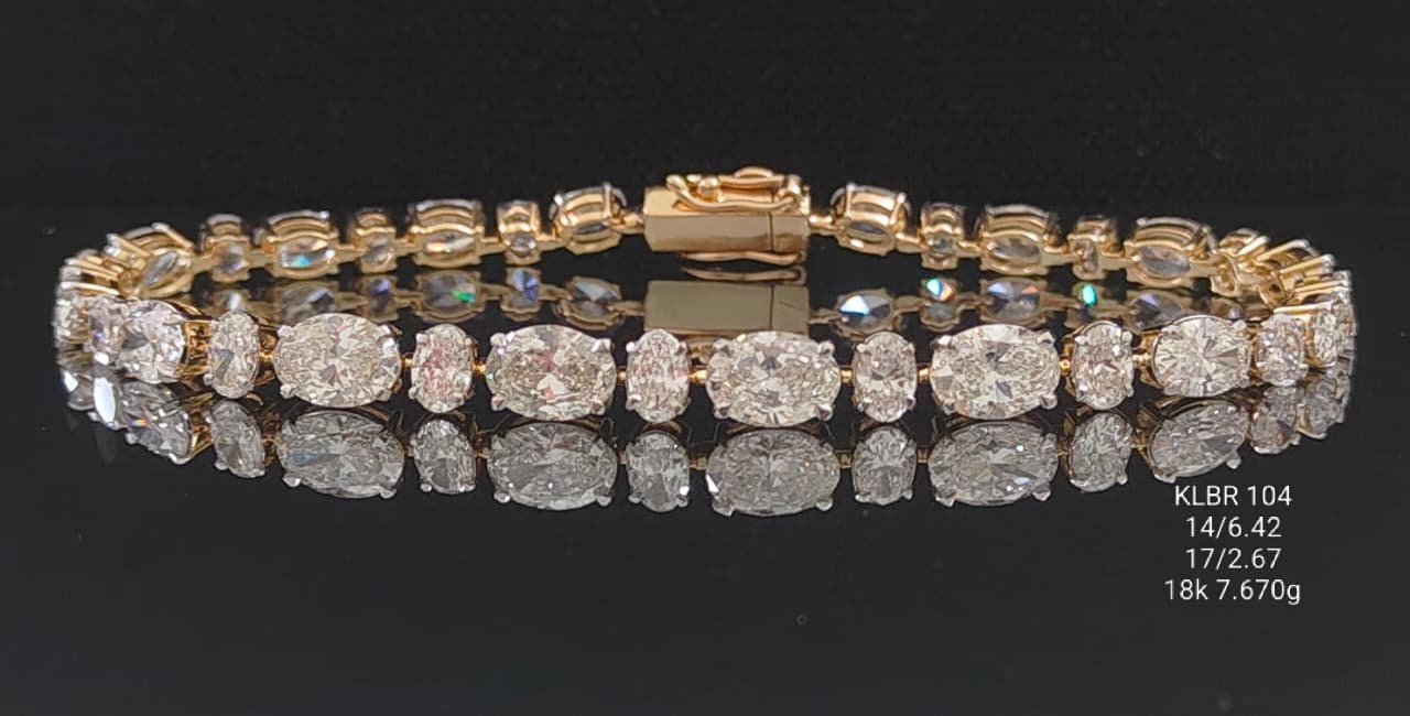 9.09Ct of Bracelet With the Purity of 18K